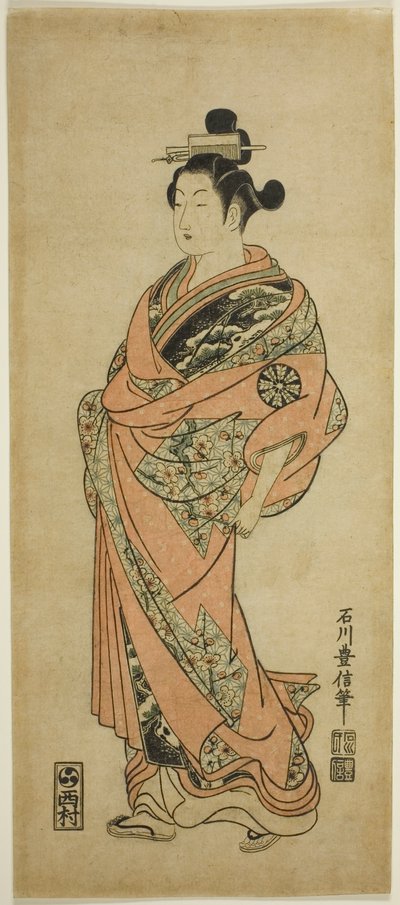 De Acteur Nakamura Tomijuro I door Ishikawa Toyonobu
