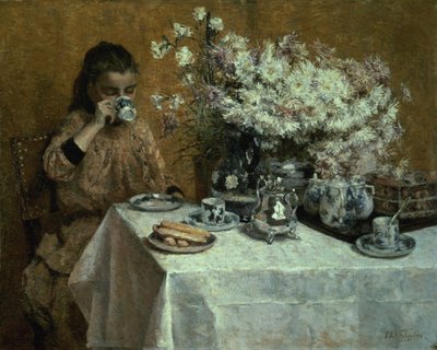 Middagthee door Isidor Verheyden