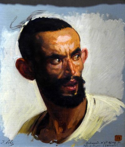 Hoofd van Kabyle, circa 1860 door Isidore Pils