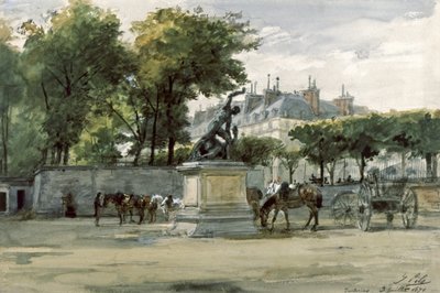 De Parijse Commune: het leger van Versailles in de Tuilerieën door Isidore Pils
