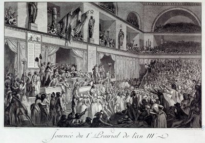 Franse Revolutie: de dag van de volksopstand tegen honger in de I Prairial van jaar III (20/05/1795) door Isidore Stanislas Helman