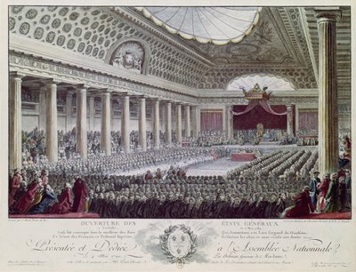 Opening van de Staten-Generaal in Versailles, 5 mei 1789 door Isidore Stanislas Helman