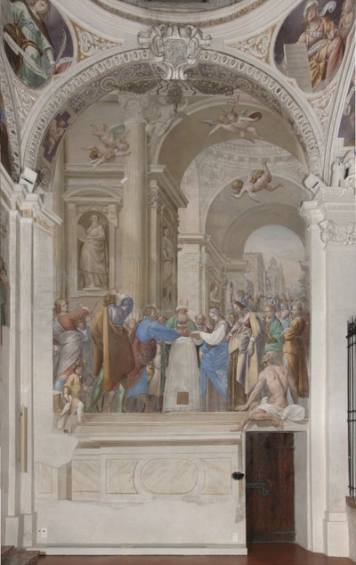 Het huwelijk van de Maagd Maria door Isidoro Bianchi