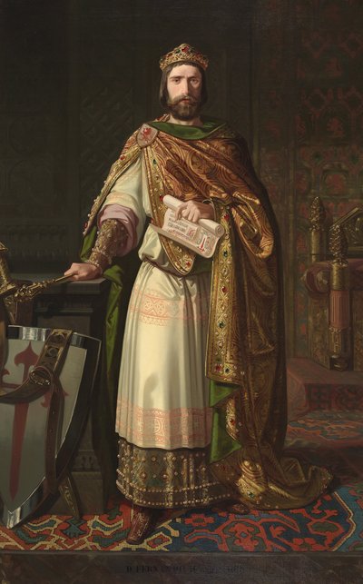 Portret van Ferdinand II van Leon door Isidoro Lozano