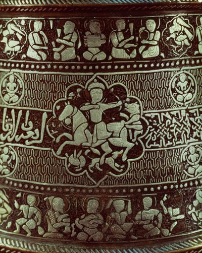 Detail van een lamp, uit Egypte, 1282 door Islamic School