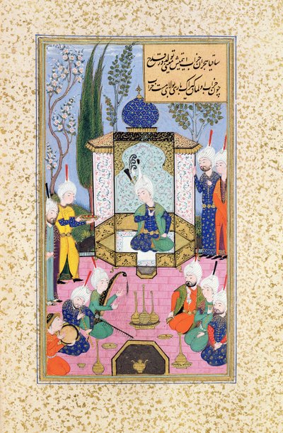 Het hof van de Sultan, illustratie uit 