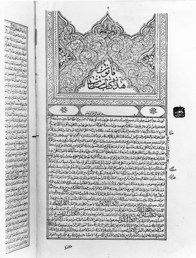 Pagina uit de Canon van de Geneeskunde door Avicenna (Ibn Sina) (980-1037) door Islamic School