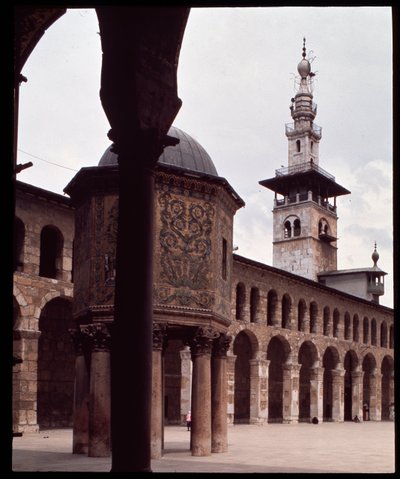 De Omajjadenmoskee, ook bekend als de Grote Moskee van Damascus door Islamic School