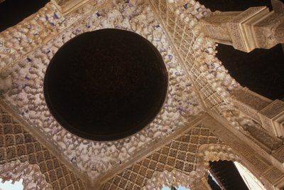 Het plafond in de Hof van de Leeuwen door Islamic School