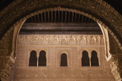 Uitzicht op het paleis vanaf de patio de Mexuar door Islamic School