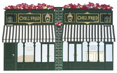 Chez Fred, 2016 papier door Isobel Barber