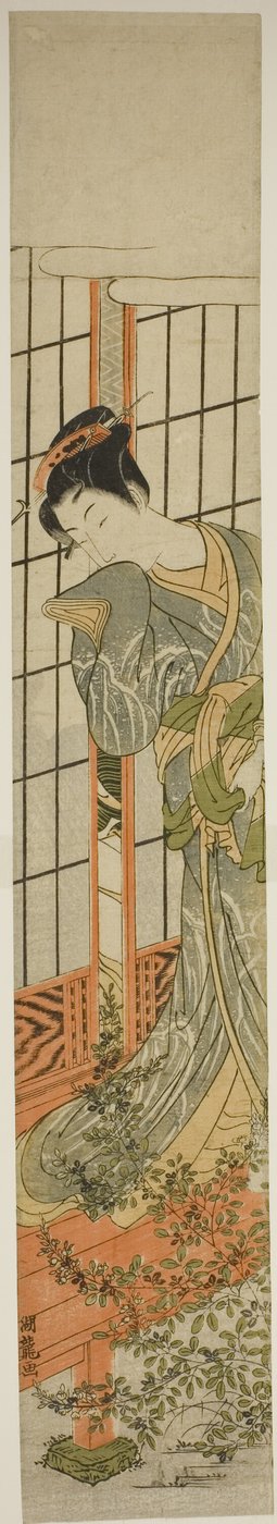 Afluisteren door Isoda Koryusai