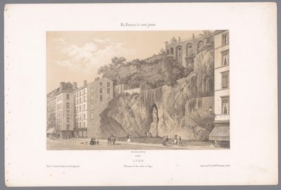 Zicht op het standbeeld van Johannes Kleberger in Lyon door Isodore Laurent Deroy