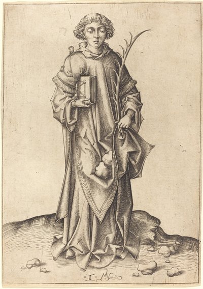 Sint Stefanus door Israhel van Meckenem