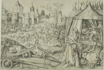 Judith door Israhel van Meckenem the younger