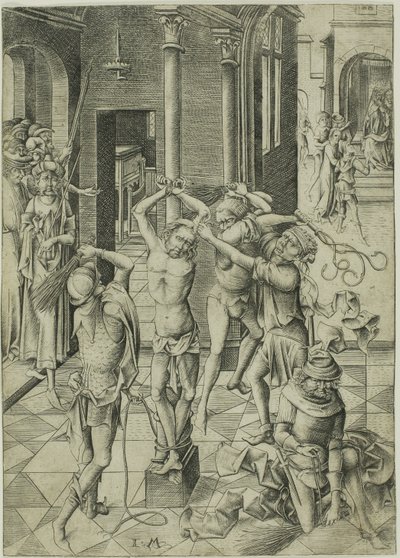 De Flagellatie door Israhel van Meckenem the younger