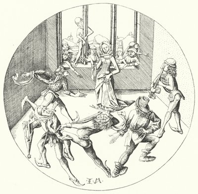 De dans rond de ring door Israhel van the Elder Meckenem