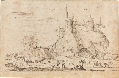 Kasteel onder Beleg door Israël Silvestre