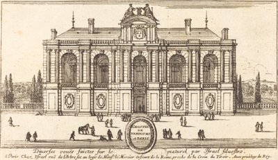 Het Hostel van Vandosme in Parijs door Israël Silvestre