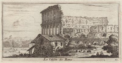 Het Colosseum van Rome door Israël Silvestre