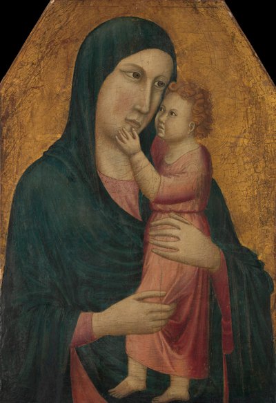 Madonna en Kind door Italian