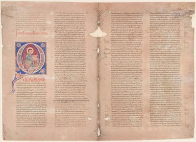 Sint Lucas door Italian 12th Century