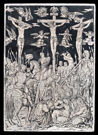 Pax met Christus aan het Kruis door Italian 15th Century