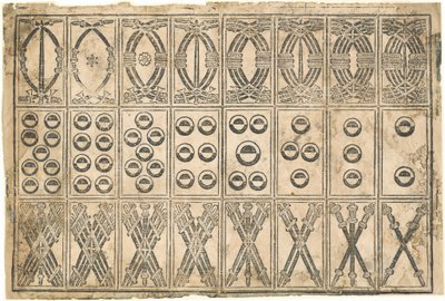 Speelkaarten door Italian 15th Century