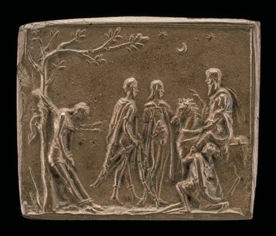De Drie Zonen met het Lijk van hun Vader door Italian 15th or 16th Century