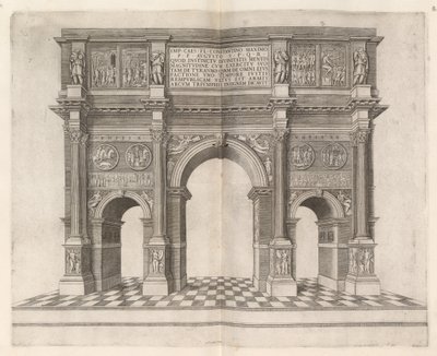 Boog van Constantijn door Italian 16th Century
