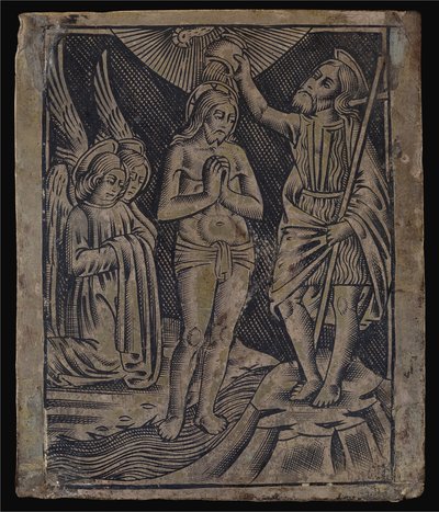 Doop van Christus door Italian 16th Century