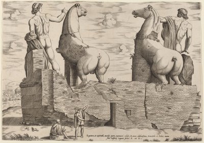 Equitum, in Quirinali, aversa parte door Italian 16th Century