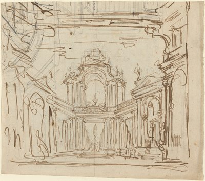 Toneelontwerp door Italian 18th Century