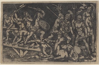 Horatius Cocles door Italian 18th or 19th Century
