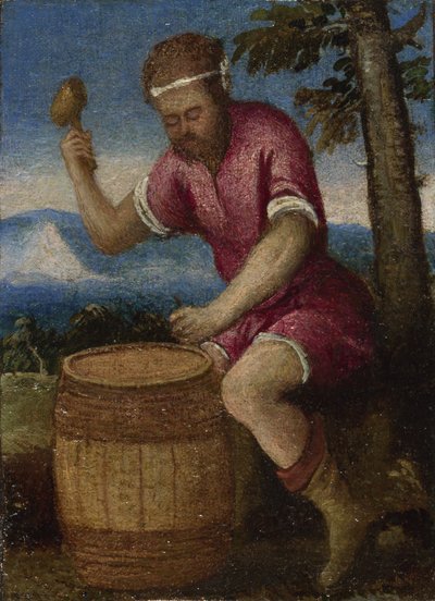 De Arbeid van de Maanden: April, ca. 1580 door Italian Master