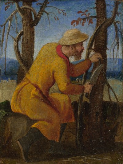 De Arbeid van de Maanden: Maart, ca. 1580 door Italian Master