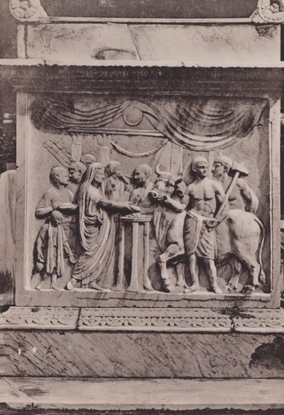 Ara Del Tempio Di Mercurio Di Vespasiano, Altaar van Mercurius