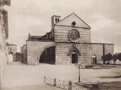 Assisi: Kerk en Klooster van S Chiara, Filippo da Campello door Italian Photographer