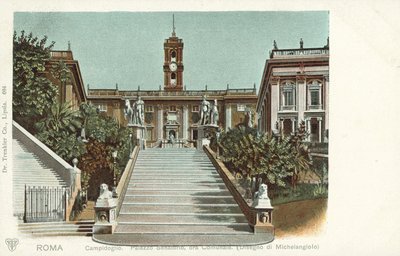 Campidoglio, Rome (kleur foto) door Italian Photographer