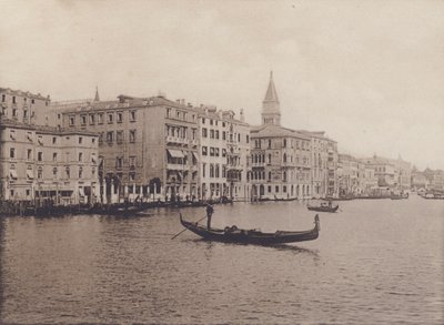 Canal Grande, Alberghi door Italian Photographer