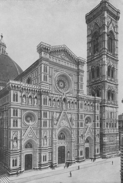 Florence, Duomo en Campanile door Italian Photographer