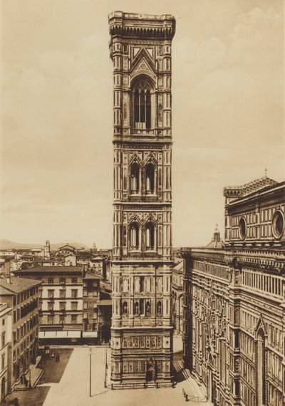 Florence: Kathedraal, De Klokkentoren, Giotto door Italian Photographer