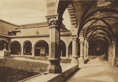 Florence: Kerk van S Maria Novella, De Groene Kloostergang, Fra Giovanni da Carpi door Italian Photographer