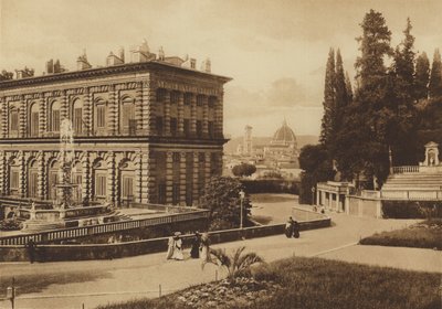 Florence: Palazzo Pitti, Achterkant door Italian Photographer