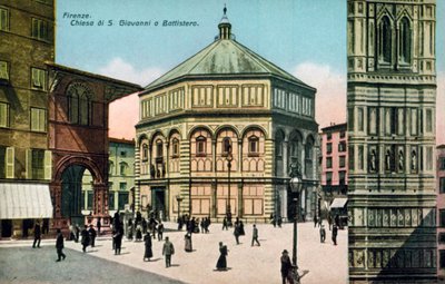 Florence, Chiesa di San Giovanni o Battistero door Italian Photographer