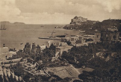 Napels: Baia, Panorama Col Castello door Italian Photographer