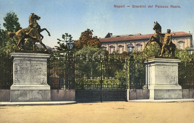 Napels, Italië, Giardini Del Palazzo Reale door Italian Photographer