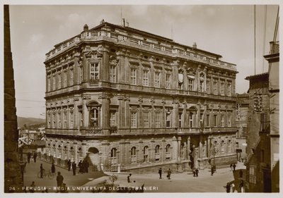 Perugia, Università degli Stranieri, ca. 1920 door Italian Photographer