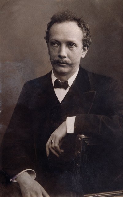 Portret van Richard Strauss (1864-1949) Duitse componist door Italian Photographer