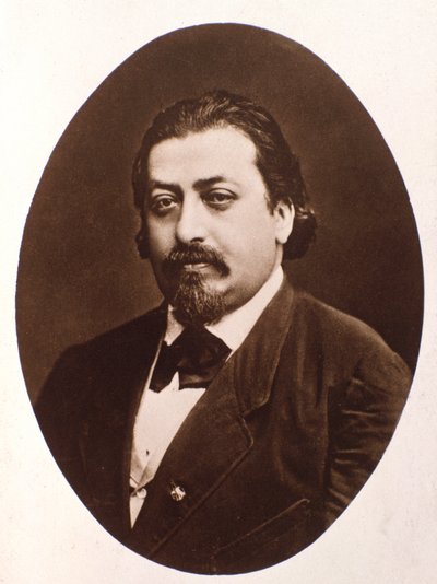 Portret van Poolse componist Henryk Wieniawski (1835-1880) door Italian Photographer